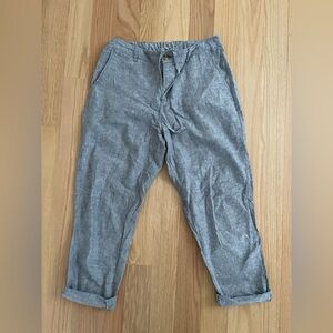 Gray - blue linen blend Pants